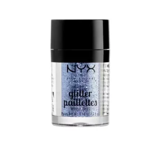 NYX Professional Makeup Professional Makeup - Metallic Glitter Paillettes - Brokat do twarzy i ciała - 02 DARKSIDE - Cienie do powiek - miniaturka - grafika 1