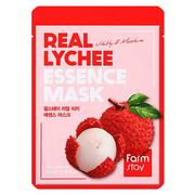 Maseczki do twarzy - FarmStay Essence Mask, Nawilżająca maseczka w płachcie z ekstraktem z liczi, 23 ml - miniaturka - grafika 1