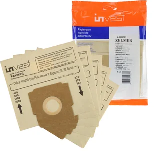 5x WORKI DO ODKURZACZA ZELMER ELF ELF 2 ELF 3 BONUS METEOR 2 ODYSSEY COBRA - Worki do odkurzaczy 5x WORKI DO ODKURZACZA ZELMER ELF ELF 2 ELF 3 BONUS METEOR 2 ODYSSEY COBRA - Worki do odkurzaczy - miniaturka - grafika 1