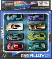 Samochody i pojazdy dla dzieci - Mega Creative AUTO WYSCIG MET 8SZT 20X23X3 MIX8 MC WB 72/144 - miniaturka - grafika 1