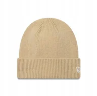 Czapki damskie - Czapka zimowa New Era Wool Stone beanie beżowy - miniaturka - grafika 1