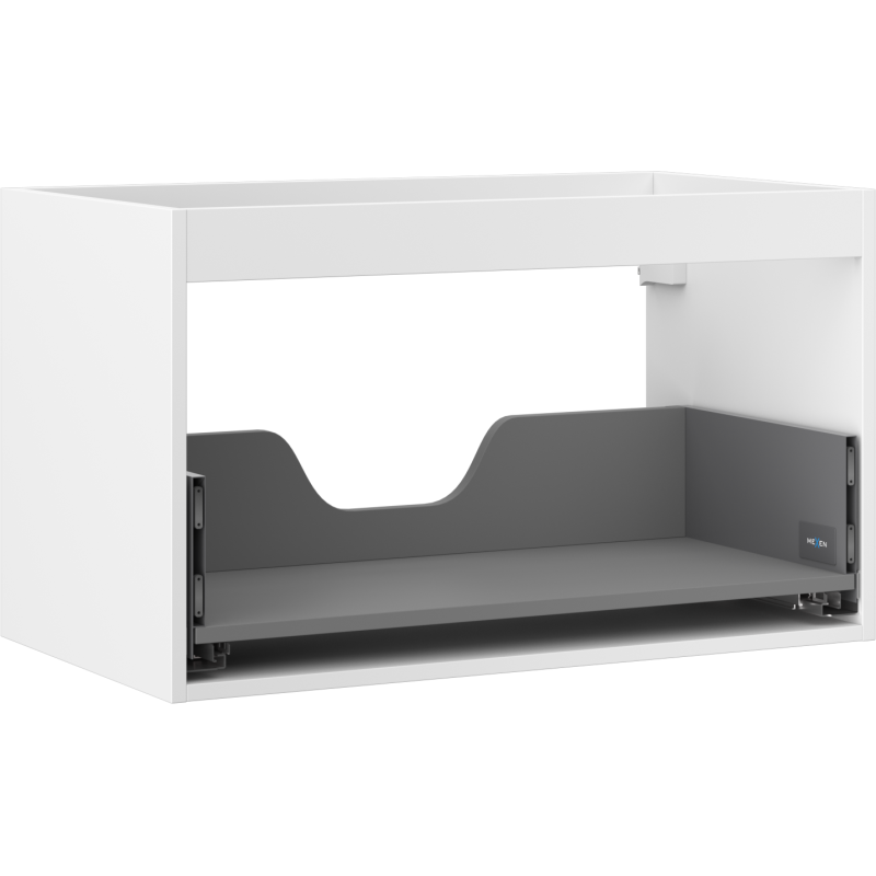 Mexen Box-A korpus szafki podumywalkowej 80 cm, 1 szuflada, biały mat - 91AX0-0800-470-1-01