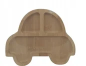 Miseczki i talerzyki dla dzieci - Smukee Miseczka bambusowa AUTO - miniaturka - grafika 1
