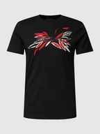 Koszulki męskie - T-shirt z nadrukiem z logo - miniaturka - grafika 1