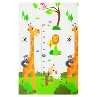Maty piankowe - Mata Humbi Dwustronna Składana Edukacyjna z pianki XPE 120x180x1cm Żyrafy, Miarka, Misie, Liski, Sarenki - miniaturka - grafika 1
