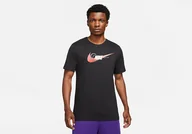 Koszulki męskie - Nike Dri-Fit Fresh Perspective Tee Black - miniaturka - grafika 1