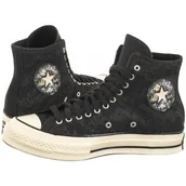 Trampki damskie - Trampki Chuck 70 Hi Black/Egret/Black A07998C (CO681-a) Converse - miniaturka - grafika 1