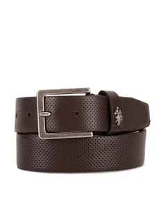 U.S. Polo Assn. Pasek WIUXT2570MHA Brązowy - Paski - miniaturka - grafika 1