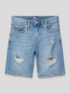 Spodnie i spodenki dla chłopców - Szorty jeansowe z przetarciami model ‘CHRIS’ - grafika 1