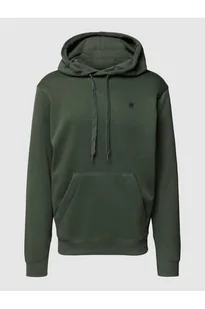Bluza z kapturem i kieszenią kangurką - G-Star Raw - Bluzy męskie - miniaturka - grafika 1