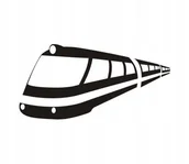 Naklejki na ścianę - Naklejka na ścianę lokomotywa tory kolej Pociąg 1, 240x120 cm - miniaturka - grafika 1