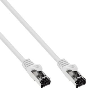 InLine InLine® Patch Cable S/FTP PiMF Cat.8.1 halogen free 2000MHz white 5m - Patchcordy - miniaturka - grafika 1