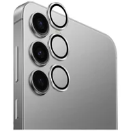 Pozostałe akcesoria do telefonów - Szkło na obiektyw aparatu UNIQ Optix Aluminium Camera Lens do Samsung Galaxy S25 srebrny - miniaturka - grafika 1