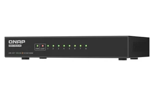 QNAP QSW-1108-8T-R2 łącza sieciowe Nie zarządzany 2.5G Ethernet (100/1000/2500) Komputer stacjonarny Czarny - Switche - miniaturka - grafika 1