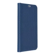 Etui i futerały do telefonów - Etui kabura LUNA Book Carbon do Apple iPhone 15 Pro Max niebieski - miniaturka - grafika 1