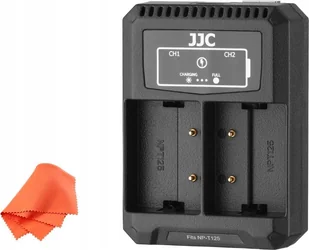 Ładowarka do aparatu JJC Ładowarka dwukanałowa JJC DCH-NPT125 do akumulatorów NP-T125 - Ładowarki do aparatów dedykowane - miniaturka - grafika 1