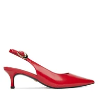 Sandały damskie - Sandały Gino Rossi EDEN-V2020-13-2 Czerwony - miniaturka - grafika 1