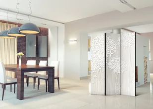 Parawan 3-częściowy - Papierowe dmuchawce [Room Dividers] (rozmiar 135x172) - Parawany - miniaturka - grafika 1