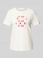Koszulki i topy damskie - T-shirt o kroju regular fit z czystej bawełny - miniaturka - grafika 1