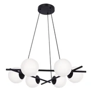 Lampy sufitowe - Arton lampa wisząca 6-punktowa czarna K-4967 - miniaturka - grafika 1