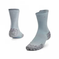 Skarpetki damskie - Skarpetki do biegania uniseks Under Armour UA AD Run Cushion 1pk Mid - niebieskie - miniaturka - grafika 1