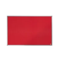 Tablice i flipcharty - Tablica filcowa ogłoszeniowa NOBO ESSENCE 60x90cm czerwona /1904066/ - miniaturka - grafika 1