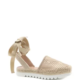 Pollini Espadryle | z dodatkiem skóry - Espadryle damskie - miniaturka - grafika 1