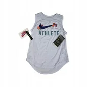 Koszulki dla dziewczynek - Koszulka dziewczęca na ramiączkach NIKE 5/6 lat - miniaturka - grafika 1