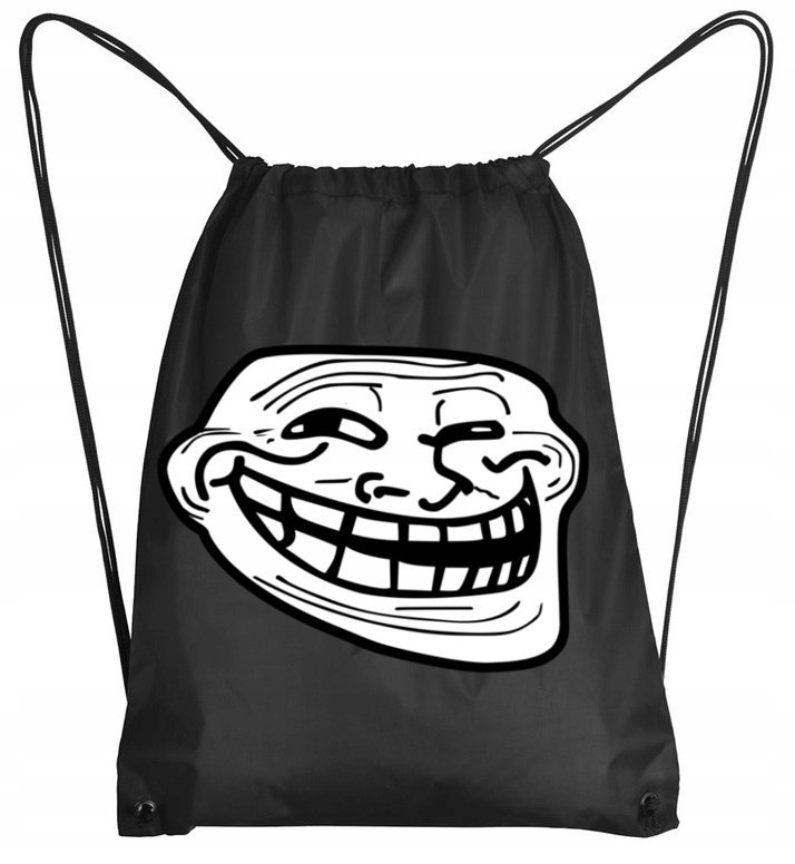 PLECAK WOREK SZKOLNY TROLL FACE ŚMIESZNY 3152