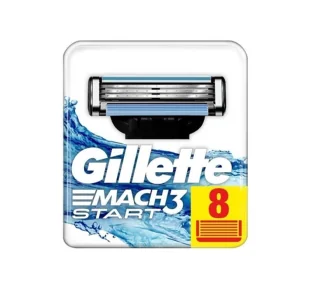 Gillette Mach 3 Start wymienne ostrza do maszynki do golenia 8szt - Akcesoria do golenia męskie - miniaturka - grafika 1