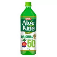 Soki i napoje niegazowane - Okf Napój aloesowy 50% z cząsteczkami aloesu Aloe Vera King 1 l - miniaturka - grafika 1