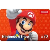 Kody i doładowania cyfrowe - NINTENDO Kod aktywacyjny Nintendo eShop 70 zł - miniaturka - grafika 1