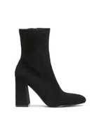 Botki damskie - Klasyczne czarne botki na słupku - 40 - miniaturka - grafika 1