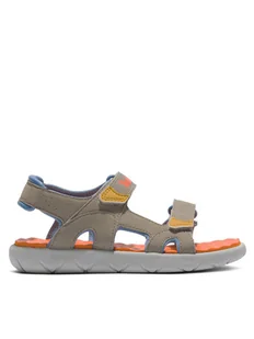 Timberland Sandały Perkins Row 2 Strap Sandal TB0A5VMD1101 Szary - Buty dla chłopców - miniaturka - grafika 1