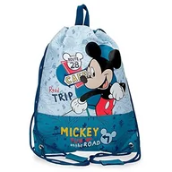 Plecaki worki - Disney Mickey Road Trip Plecak Niebieski 27x34 cms Poliester, niebieski, mochila Saco, worek na plecak - miniaturka - grafika 1