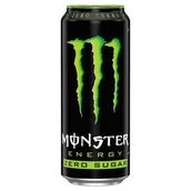 Napoje energetyczne i izotoniczne - Monster Energy Zero Sugar Gazowany napój energetyzujący 500 ml - miniaturka - grafika 1
