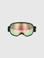 Gogle narciarskie - 4F Gogle narciarskie z multibarwną powłoką dziecięce - czarne MT - miniaturka - grafika 1