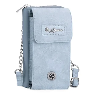 Pepe Jeans Jana Torba na ramię Niebieski 11x20x4 cm Poliester z Detalami ze Sztucznej Skóry by Joumma Bags, Niebieski, Talla única, Torba na ramię - Torebki damskie - miniaturka - grafika 1