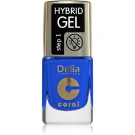 Lakiery do paznokci - Delia Cosmetics Coral Hybrid Gel hybrydowy lakier do paznokci bez użycia lampy UV/LED odcień 126 11 ml - miniaturka - grafika 1