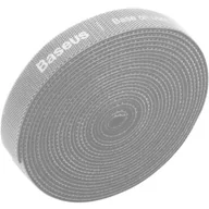 Artykuły biurowe - Baseus Baseus Circle Velcro Straps | Organizer rzep taśma opaska do kabli 3m | szary - miniaturka - grafika 1