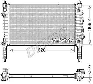 Chłodnica, układ chłodzenia silnika Denso DRM20119 - Układ chłodzenia - akcesoria - miniaturka - grafika 1