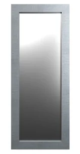 Prostokątne lustro na ścianę szare płótno R9-B76 - Lustra Prostokątne lustro na ścianę szare płótno R9-B76 - Lustra - miniaturka - grafika 1