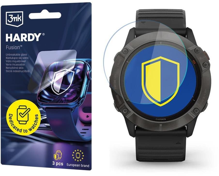 3MK Garmin Fenix 6X Pro - 3mk Hardy Fusion Watch Protection