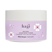 Peelingi do ciała - Hagi Biały Bukiet Naturalny Peeling cukrowy do ciała - miniaturka - grafika 1