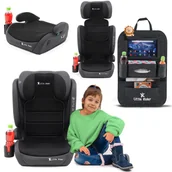 Foteliki samochodowe - FOTELIK SAMOCHODOWY MODEL HUGO CZARNO-SZARY R129 100-150 CM - miniaturka - grafika 1