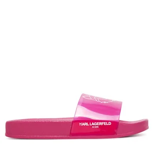 Klapki Karl Lagerfeld Kids Z30369 M Różowy - Buty dla dziewczynek - miniaturka - grafika 1