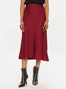 Calvin Klein Spódnica midi K20K207308 Czerwony Slim Fit - Spódnice - miniaturka - grafika 1