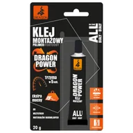 Kleje i inne preparaty budowlane - Klej montażowy polimer hybrydowy biały 20 g DRAGON POWER - miniaturka - grafika 1