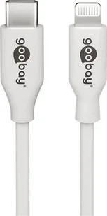 Kabel USB Goobay USB-C - 0.5 m Biały JAB-4780410 - Kable USB - miniaturka - grafika 1