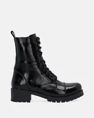 Botki damskie - Lakierowane trzewiki damskie - Venezia - miniaturka - grafika 1